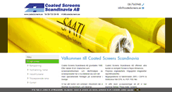 Desktop Screenshot of coatedscreens.se